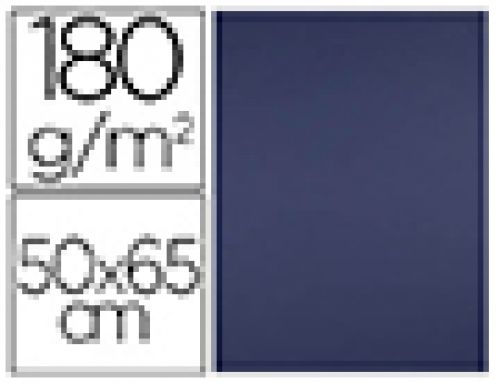 Cartolina liderpapel 50x65 cm 180 gr azul safira , Liderpapel , 67844 , 8423473678446